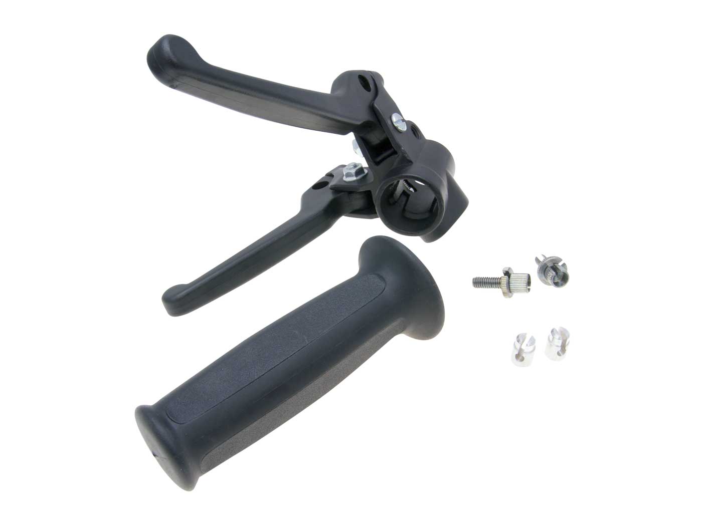 brake lever fitting w/ onehand double lever incl. grip Scooter Parts Racing USA