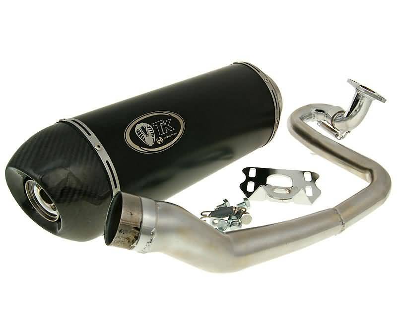 GY6 High-Performance Racing Exhaust System by Turbo Kit GMax Carbon H2 ...