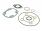 cylinder gasket set Malossi 47mm for Aprilia, Suzuki LC