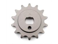 Chain sprocket 14 teeth pitch 437 for Kreidler Florett RS, TS 66, GT, Mustang, RS-B, RSH-B, RS-L, RS-G, RSH-G, TM