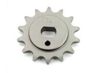 Chain sprocket 14 teeth pitch 415 for Kreidler Florett LF LH RMC, Flory moped, moped