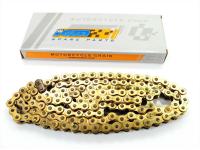 Chain motorcycles 122 links 1/2 x 1/4 7.75 gold for Kreidler Florett RS, motorcycles, mopeds