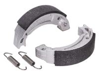 brake shoe set Polini 110x25mm w/ springs for drum brake for Kreidler Flory 50 4-Takt