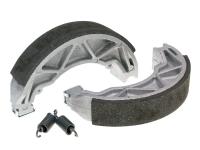 brake shoe set Polini 140x25mm w/ springs for drum brake for Piaggio Liberty 125 2V RST Post Spain [ZAPM38102]