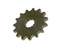 front sprocket 420 - 15 teeth for Minarelli AM, Generic, KSR-Moto, Keeway, Motobi, Ride, 1E40MA, 1E40MB