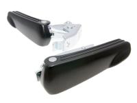 foot peg set black for Vespa Modern GTS 150 ie Super 3V E4 ABS 17-21 [RP8M45610/ RP8M45900]