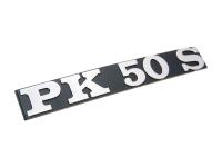 badge "PK50S" for Vespa Classic PK 50 SS Elestart V5S1T