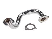 exhaust manifold chromed, unrestricted for Aprilia SX 50 11-13 (D50B) [ZD4PVG01/ H01/ L01/ M01/ SWA]