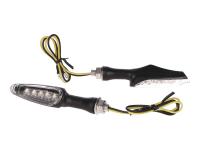 indicator light set M8 thread LED black for Fly Scooters Cadenza 150 4T