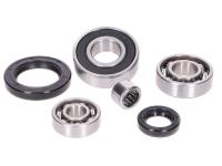 gearbox bearing set w/ oil seals for Piaggio NRG 50 Power AC (DT Disc / Drum) 06- [ZAPC45300]