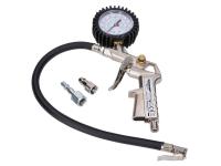 Scooter Moped Engine Repair Shop Tools - 0-15bar Air Tire Inflator with barometer 1/4 inch BSP for Moped & Scooter Tires