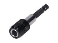 Motorcycle & Scooter Shop Repair Tools - 6.35mm Universal Quick release magnetic bit holder