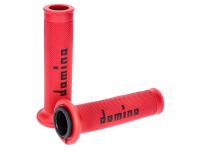 Domino A010 on-road grips, red/black, Scooter Parts, Racing Planet USA