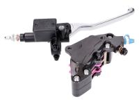 brake caliper upgrade kit 4-piston for Vespa Modern GTS 300 ie Super 4V 08-16 ABS/ no ABS E3 [ZAPM45200/ 202]