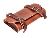 Vintage Vespa Tool bag - Retro styled saddle bag in brown for Piaggio, Vespa Ciao, Si, Bravo, Boxer, Grillo, Classic Mechanic Workshop Tools Bag