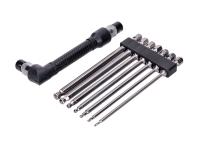 Allen key with ball end Set of 8 pieces