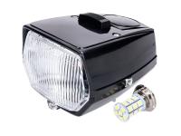 headlight square black LED with switch for Tomos 4 TL