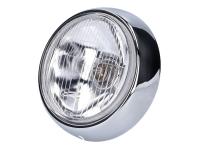 headlight round 85mm / 109mm chromed for Tomos 4 TL
