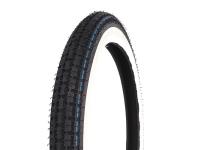 tire Kenda K252 2.25-17 33L TT whitewall / white sidewall for Vespa Moped Vespino