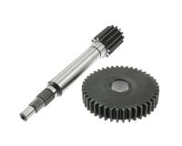 primary transmission gear kit Malossi HTQ 14/42 ratio +15% for Keeway Hacker 50 2T 09-