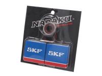 crankshaft bearing set Naraku SKF C4 metal cage for Rieju RS2 50 Matrix Pro 06-08 (AM6)