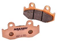 brake pads Naraku sintered for Honda Dylan 125 SES125 [JF10]