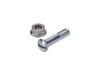 brake / clutch lever screw and nut OEM for Piaggio Zip 50 2T 00-08 [ZAPC2500010/ ZAPC25B]