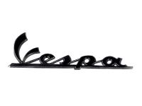 sign / lettering "Vespa" black chrome OEM 100x35mm for Vespa Modern Primavera 50 2T 13-17 E2-E3 [ZAPC53200]