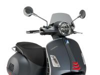 - Vespa Scooter Accessories - Puig GTS Sport Windshield in smoke for Vespa GTS 125, 300 2007-