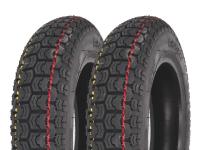 tire set Quick DM1023 3.50-10 for Vespa Classic PX 200 E VSX1T (-86)