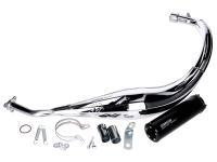 VOCA Racing Exhaust Systems - Exhaust VOCA Chromed 50/70cc black silencer for Sherco 50 SM-R, SE-R 2014-