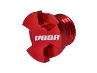 oil screw plug VOCA CNC red for Pegaso 50 2T 92-94