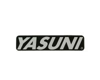 Yasuni Racing Exhausts Spare Exhaust Silencer Sticker YASUNI 110x25mm for Yasuni Exhaust Systems