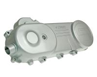 crankcase cover for 12/13" wheel, 788mm drive belt - silver for Motofino MF50QT-2 50 4T