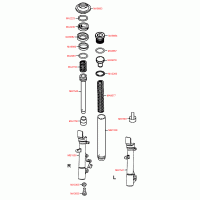 F06a front fork - single parts