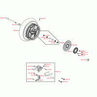 F07 front wheel with brake