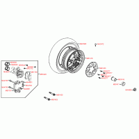 F08 rear wheel with brake