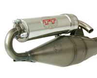LeoVince Scooter High-Performance Exhaust Shop Racing Muffler Exhaust Systems LeoVince TT Series for Peugeot horizontal Scooters