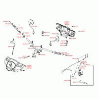 F03 handlebars, mirrors & cables