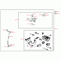 F04 front brake master cylinder & brake hoses