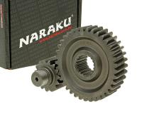 secondary transmission gear up kit Naraku racing 15/37 +20% for Fly Scooters IL Bello 150 4T