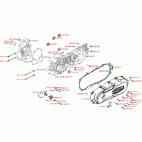 E01 Kymco Scooter Parts Crankcase & Cover Original Scooter Replacement Parts OEM by Kymco