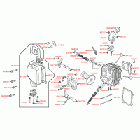 E02 cylinder head and valve train