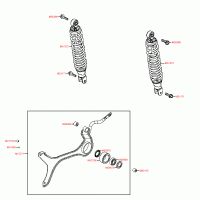 F16 rear shock absorber