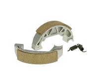 brake shoe set 100x20mm for drum brake for TPH 50 2T (Typhoon) [TEC2T000]