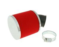 Luftfilter Malossi Racing Boxed 38mm Chrom-rot