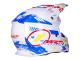 helmet Motocross Trendy T-902 Mach-1 white / blue / red - size M (57-58)