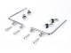 Bracket for flyscreen -MOTO NOSTRA, w=340mm, h=105mm- Vespa PX80, PX125, PX150, PX200, T5 Classic, LML 125/150 Star/Stella - chrome