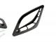 Pair of indicator grills -MOTO NOSTRA- Vespa GT, GTL, GTV, GTS 125-300 - rear - shiny black