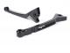 Pair of brake levers -BGM PRO CNC Sport, long (165mm)- Vespa GT, GTL, GTS 125-300 - black